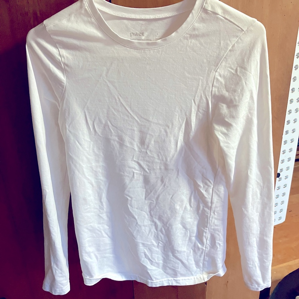 Pact organic cotton long sleeve tee.